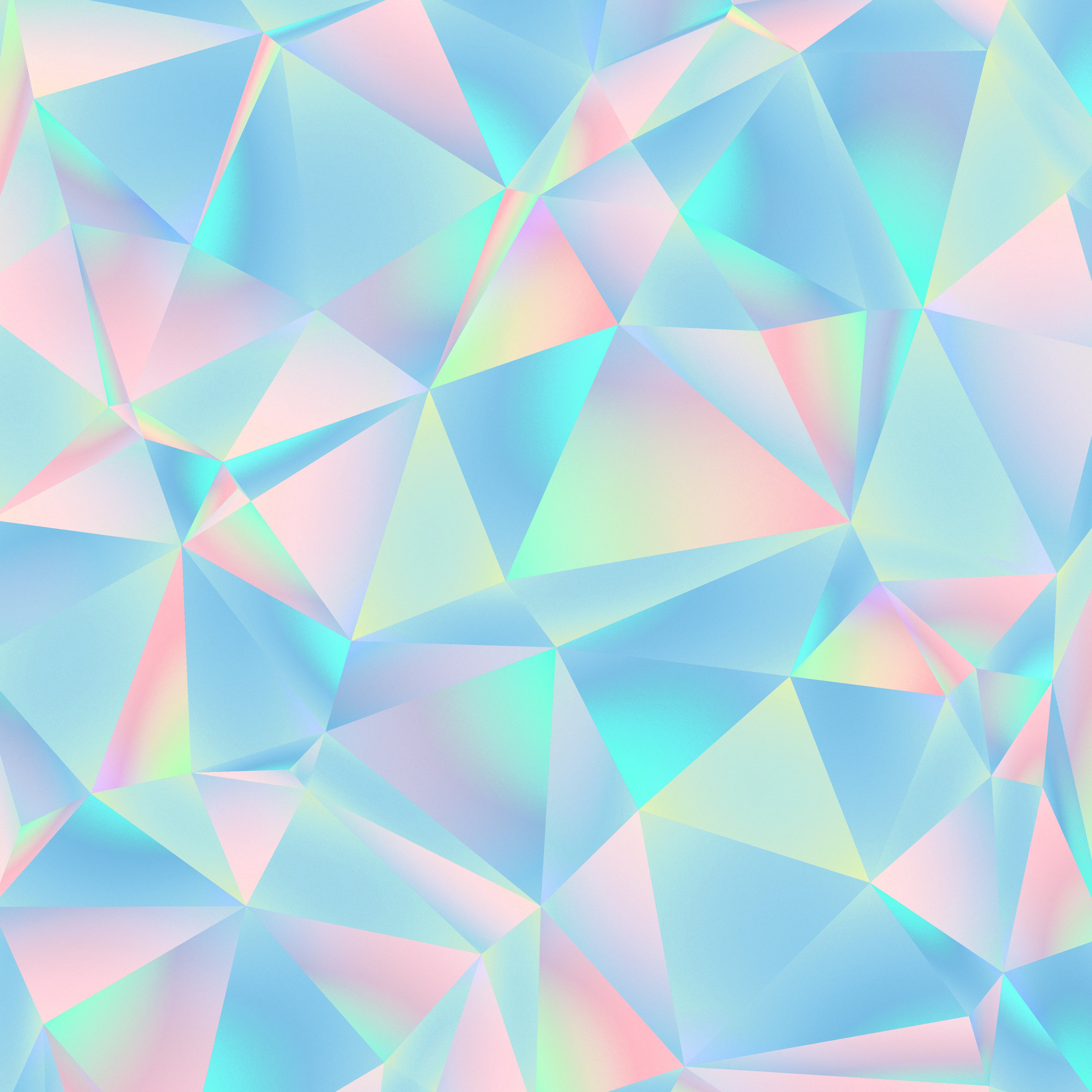 Holographic Blue Pink Gemstone Background