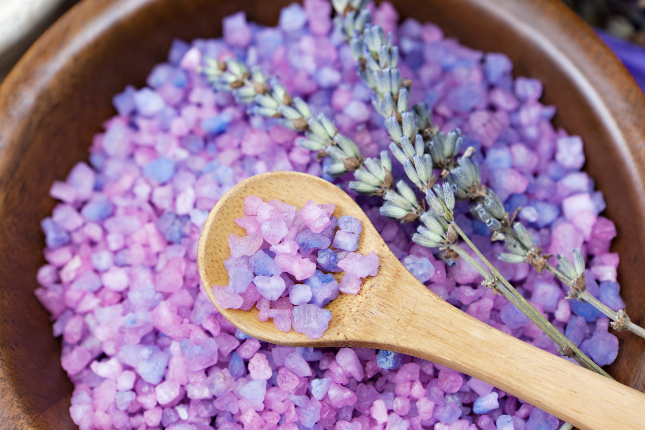 Lavender bath salt